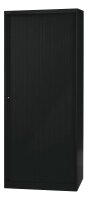 BISLEY Rollladenschrank schwarz 4 Fachböden 80,0 x 43,0 x 198,0 cm