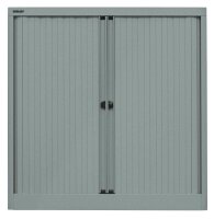 BISLEY Rollladenschrank silber 2 Fachböden 100,0 x 43,0 x 103,0 cm