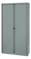 BISLEY Rollladenschrank silber 4 Fachböden 100,0 x 43,0 x 198,0 cm