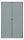 BISLEY Rollladenschrank silber 4 Fachböden 120,0 x 43,0 x 198,0 cm