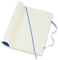 MOLESKINE Notizbuch Classic Collection flexibler Einband ca. DIN A5 liniert, hortensienblau Softcover 240 Seiten, 1 St.