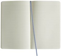 MOLESKINE Notizbuch Classic Collection flexibler Einband ca. DIN A5 liniert, hortensienblau Softcover 240 Seiten, 1 St.