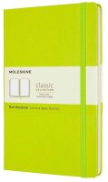 MOLESKINE Notizbuch Classic Collection flexibler Einband ca. DIN A5 liniert, hellgrün Softcover 240 Seiten, 1 St.
