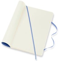 MOLESKINE Notizbuch Classic Collection flexibler Einband ca. DIN A5 blanko, hortensienblau Softcover 240 Seiten, 1 St.