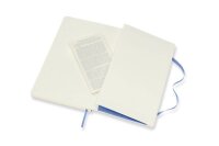 MOLESKINE Notizbuch Classic Collection flexibler Einband ca. DIN A5 blanko, hortensienblau Softcover 240 Seiten, 1 St.