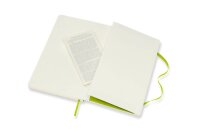 MOLESKINE Notizbuch Classic Collection flexibler Einband ca. DIN A5 blanko, hellgrün Softcover 240 Seiten, 1 St.