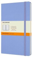 MOLESKINE Notizbuch Classic Collection fester Einband ca. DIN A5 liniert, hortensienblau Hardcover 240 Seiten, 1 St.