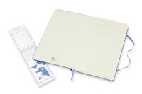 MOLESKINE Notizbuch Classic Collection fester Einband ca. DIN A5 liniert, hortensienblau Hardcover 240 Seiten, 1 St.