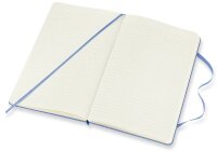 MOLESKINE Notizbuch Classic Collection fester Einband ca. DIN A5 liniert, hortensienblau Hardcover 240 Seiten, 1 St.