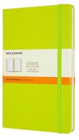 MOLESKINE Notizbuch Classic Collection fester Einband ca. DIN A5 liniert, hellgrün Hardcover 240 Seiten, 1 St.