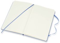 MOLESKINE Notizbuch Classic Collection fester Einband ca. DIN A5 blanko, hortensienblau Hardcover 240 Seiten, 1 St.
