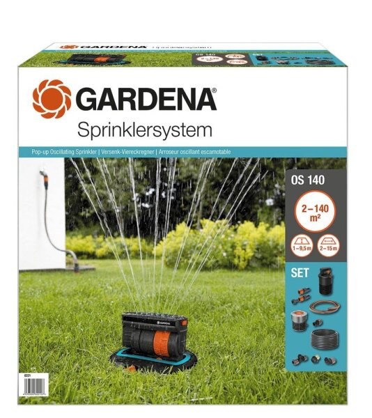 GARDENA Bewässerungs-Set OS 140 Set Sprinklersystem
