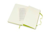 MOLESKINE Notizbuch Classic Collection fester Einband ca. DIN A5 blanko, hellgrün Hardcover 240 Seiten, 1 St.