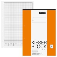 BRUNNEN Arbeitsblock Kieserblock DIN A4 kariert Lineatur...