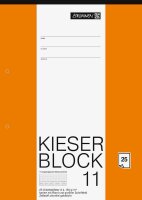 BRUNNEN Arbeitsblock Kieserblock DIN A4 kariert Lineatur...