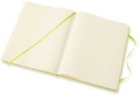 MOLESKINE Notizbuch Classic Collection fester Einband ca. DIN A4 blanko, hellgrün Hardcover 192 Seiten, 1 St.