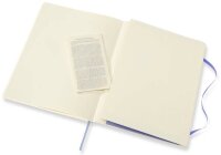 MOLESKINE Notizbuch Classic Collection flexibler Einband ca. DIN A4 liniert, hortensienblau Softcover 192 Seiten, 1 St.