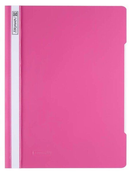 BRUNNEN Schnellhefter Kunststoff pink DIN A4 überbreit, 1 St.