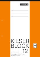 BRUNNEN Arbeitsblock Kieserblock DIN A4 blanko Lineatur...