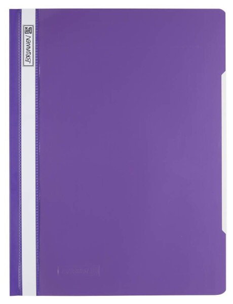 BRUNNEN Schnellhefter Kunststoff violett DIN A4 überbreit, 1 St.