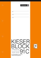 BRUNNEN Arbeitsblock Kieserblock DIN A4 T-Konten Lineatur...