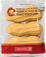 BRUNNEN Radiergummis Erdnuss beige, 3 St.