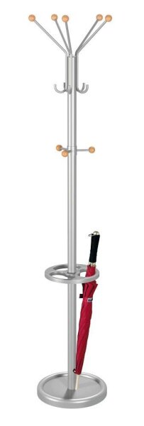 Kerkmann Kleiderständer TK 2 30606814 silber Metall 13 Haken 39,0 x 175,0 cm, 1 St.