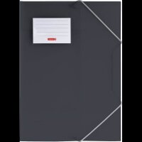BRUNNEN Sammelmappe FACT!pp DIN A4 grau transparent, 1 St.