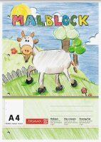 BRUNNEN Malblock DIN A4 70 g/qm, 100 Blatt, 1 St.