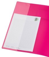 BRUNNEN Schnellhefter FACT!pp Kunststoff pink transluzent DIN A4, 1 St.