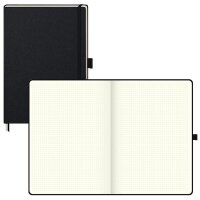 BRUNNEN Notizbuch KOMPAGNON DIN A4 punktkariert, schwarz...