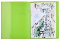 BRUNNEN Schnellhefter FACT!pp Kunststoff kiwi transluzent DIN A4, 1 St.
