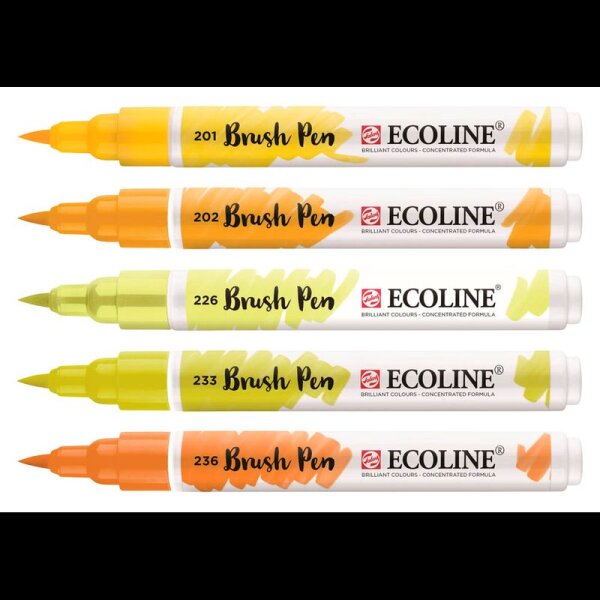 Talens ECOLINE® Brush-Pens gelb, 5 St.  ( 11509902 )