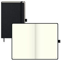 BRUNNEN Notizbuch KOMPAGNON ca. DIN A5 blanko, schwarz...
