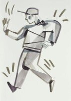 Talens ECOLINE® Brush-Pens silber, 5 St.