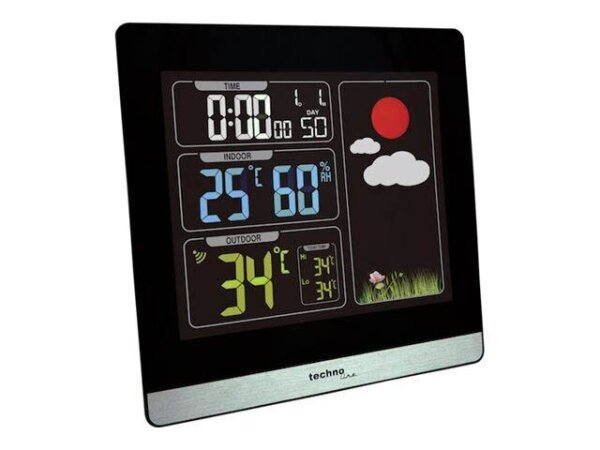 TechnoLine® WS6448 Wetterstation schwarz  ( WS 6448 )