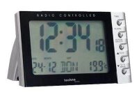 TechnoLine® digitaler Funkwecker WT 188 schwarz...