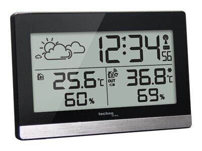TechnoLine® WS9255 Wetterstation schwarz, 1 St.