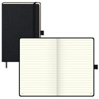 BRUNNEN Notizbuch KOMPAGNON ca. DIN A5 liniert, schwarz...