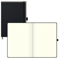 BRUNNEN Notizbuch KOMPAGNON DIN A4 blanko, schwarz...