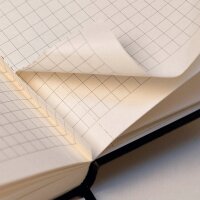 BRUNNEN Notizbuch KOMPAGNON DIN A4 blanko, schwarz Hardcover 192 Seiten, 1 St.