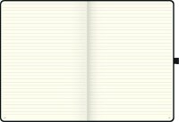 BRUNNEN Notizbuch KOMPAGNON DIN A4 liniert, schwarz Hardcover 192 Seiten, 1 St.