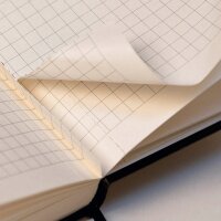 BRUNNEN Notizbuch KOMPAGNON DIN A4 liniert, schwarz Hardcover 192 Seiten, 1 St.