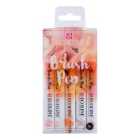 Talens ECOLINE® Brush-Pens rosa, 5 St.