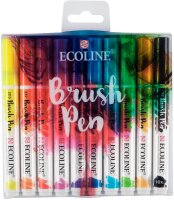Talens ECOLINE® Brush-Pens farbsortiert, 10 St.