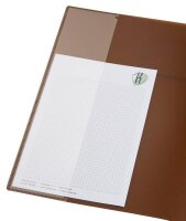 BRUNNEN Schnellhefter FACT!pp Kunststoff braun transluzent DIN A4, 1 St.