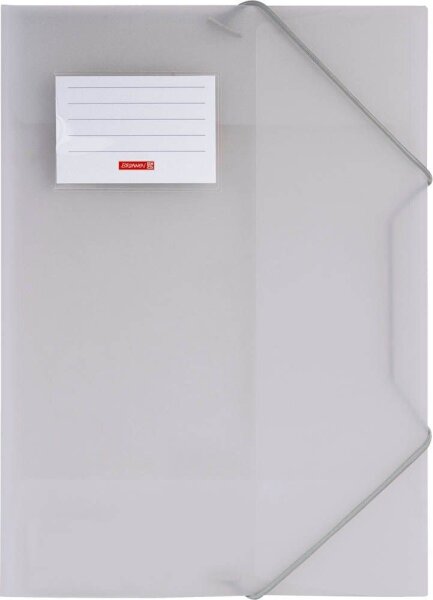 BRUNNEN Sammelmappe FACT!pp DIN A4 silber transparent, 1 St.