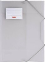BRUNNEN Sammelmappe FACT!pp DIN A4 silber transparent, 1 St.