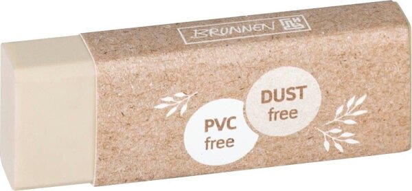 BRUNNEN Radiergummi Dust free beige, 1 St.