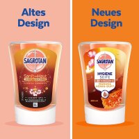 SAGROTAN® HYDRA CARE NO TOUCH Flüssigseife Nachfüllpackung 250 ml, 1 St.